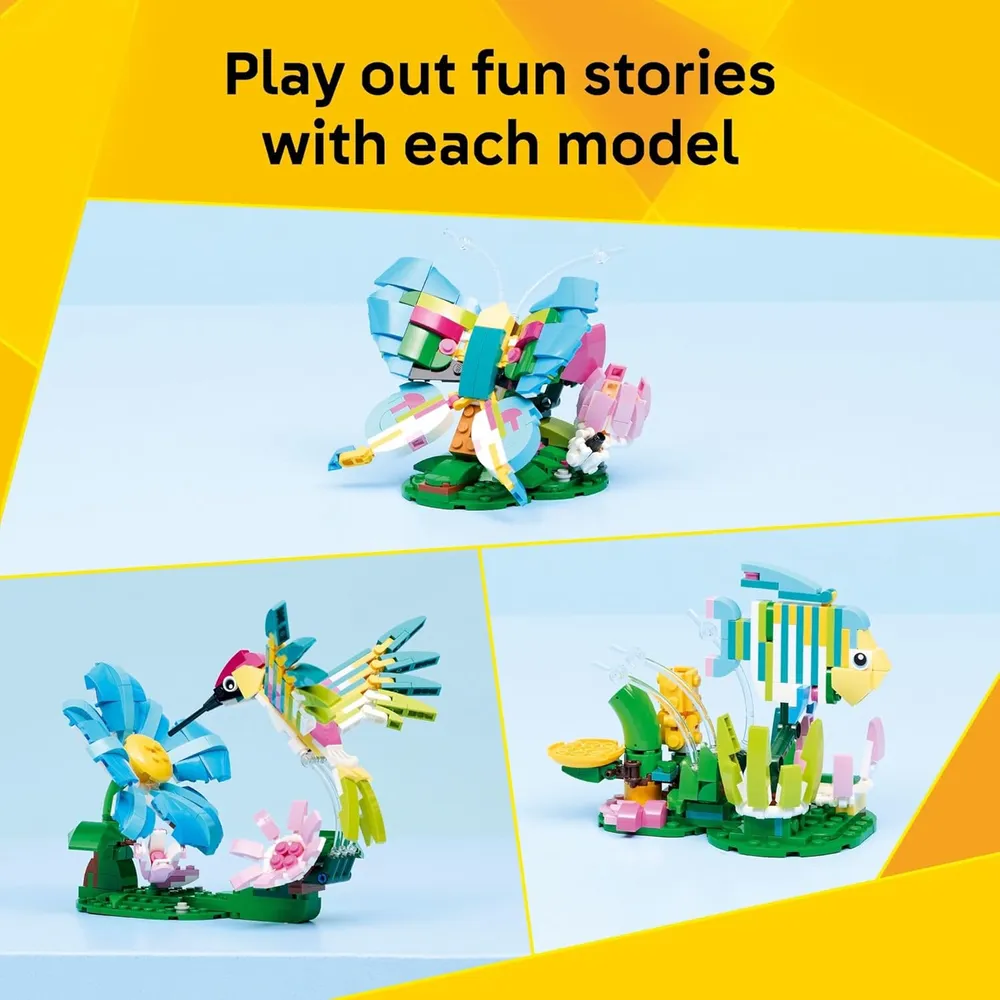 LEGO CREATOR 3 EN 1 ANIMALES SALVAJES COLIBRÍ 31384