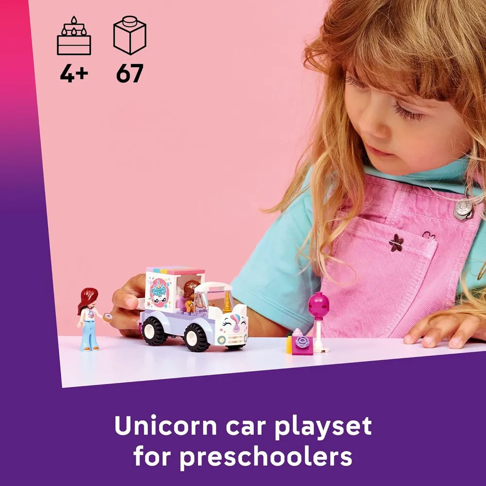 LEGO FRIENDS COCHE DE REPARTO DE PASTELES DE UNICORNIO 42675