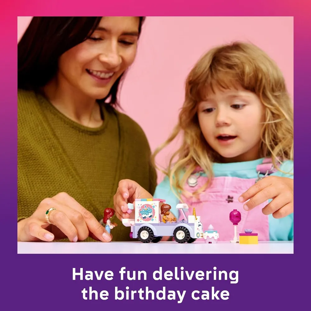 LEGO FRIENDS COCHE DE REPARTO DE PASTELES DE UNICORNIO 42675
