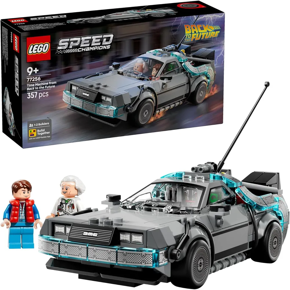 LEGO SPEED CHAMPIONS DELOREAN REGRESO AL FUTURO 2 MODOS DE CONSTRUCCIÓN