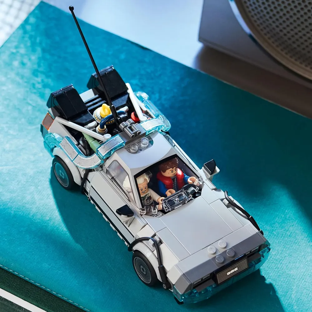 LEGO SPEED CHAMPIONS DELOREAN REGRESO AL FUTURO 2 MODOS DE CONSTRUCCIÓN