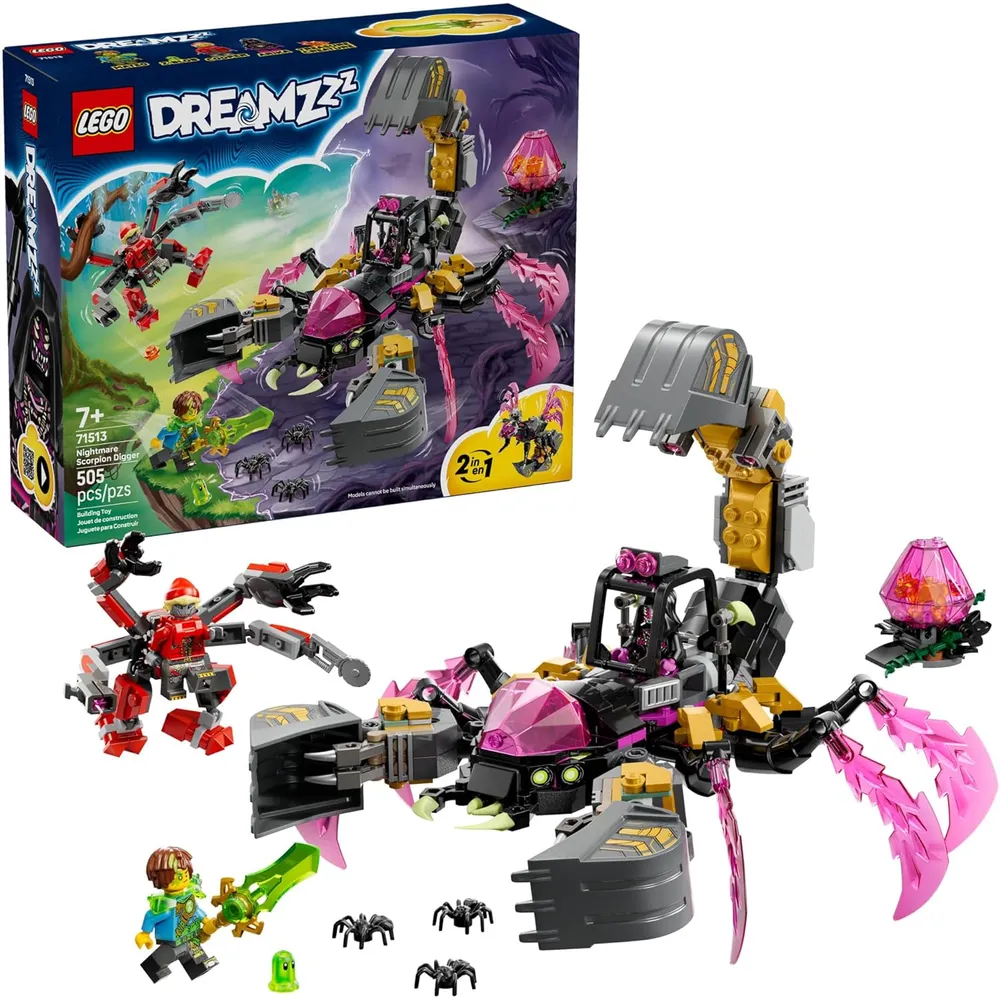 LEGO DREAMZZZ EXCAVADORA DE ESCORPIÓN DE PESADILLAS 71513
