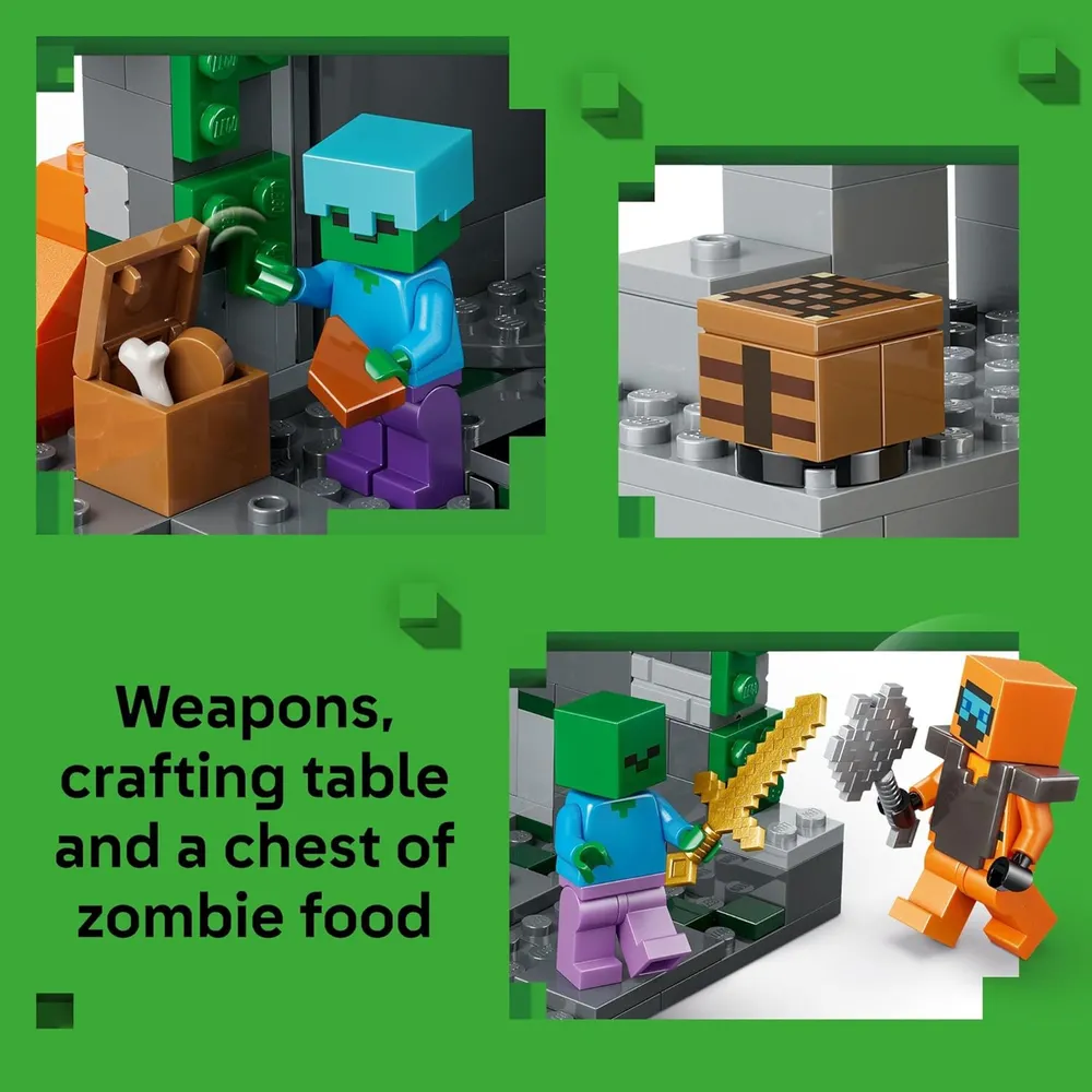 LEGO MINECRAFT ZOMBIE DUNGEON 21587