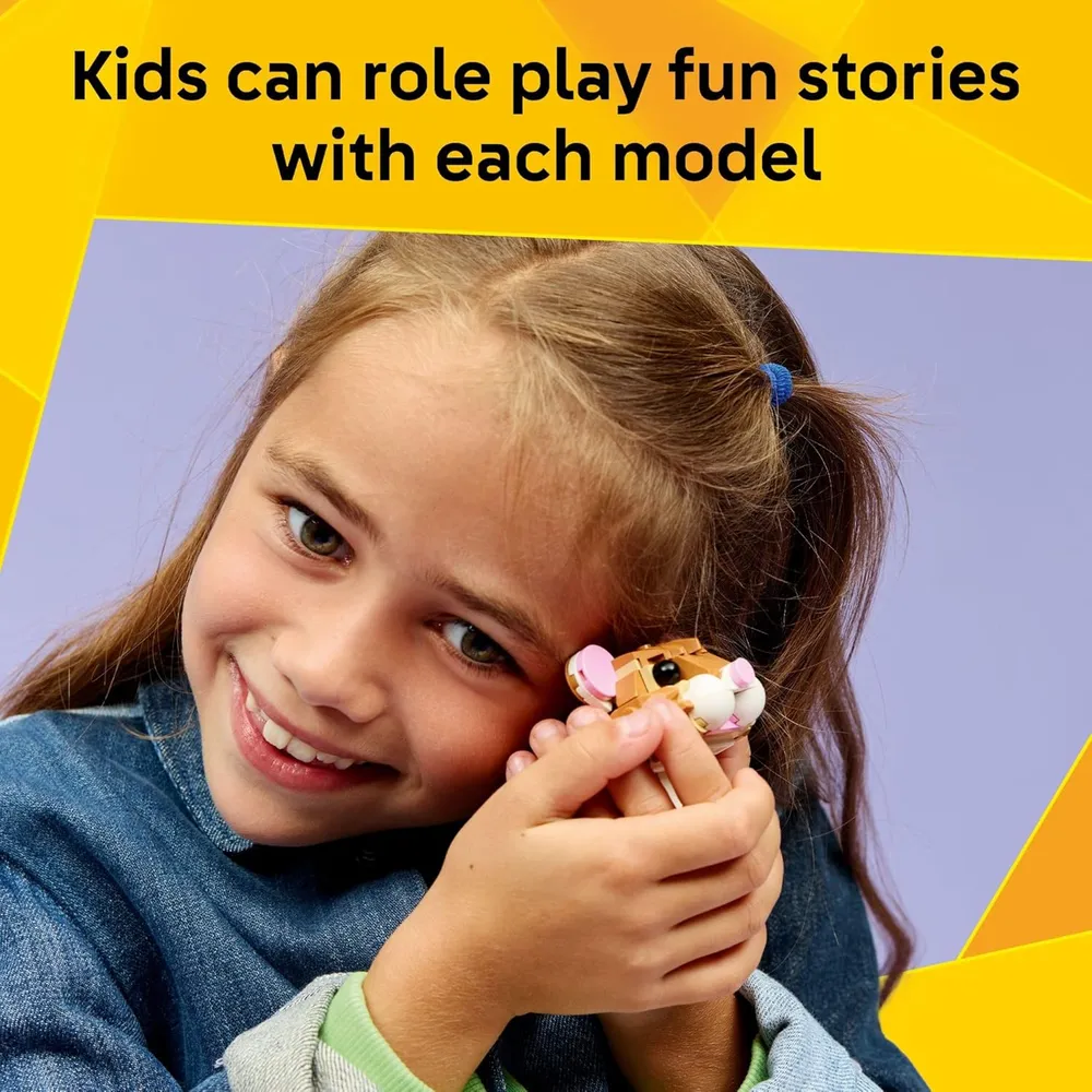 LEGO CREATOR 3 EN 1 SIMPÁTICO HÁMSTER CON FLOR 31376