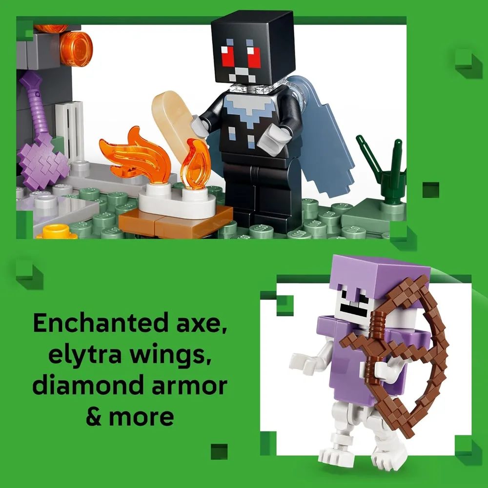 LEGO MINECRAFT EL JARDÍN PÁLIDO SET DE CONSTRUCCIÓN Y SIMULACIÓN CON FIGURAS