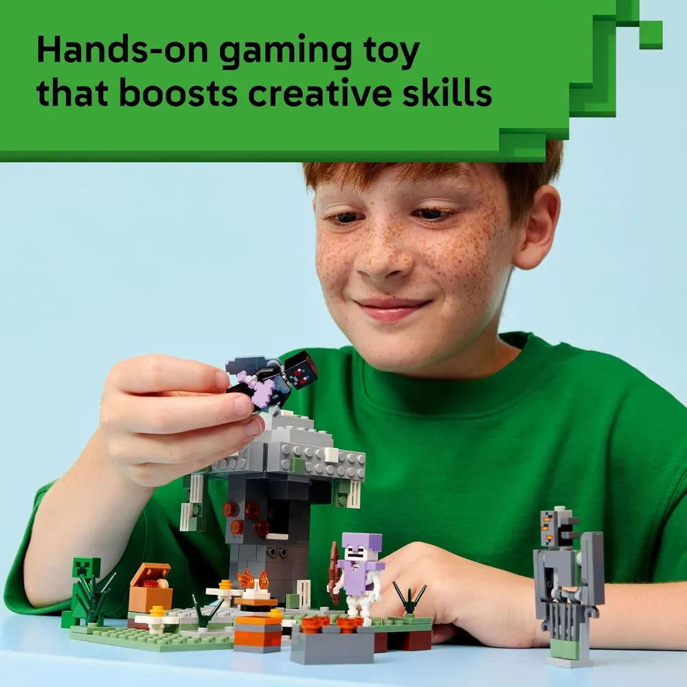 LEGO MINECRAFT EL JARDÍN PÁLIDO SET DE CONSTRUCCIÓN Y SIMULACIÓN CON FIGURAS