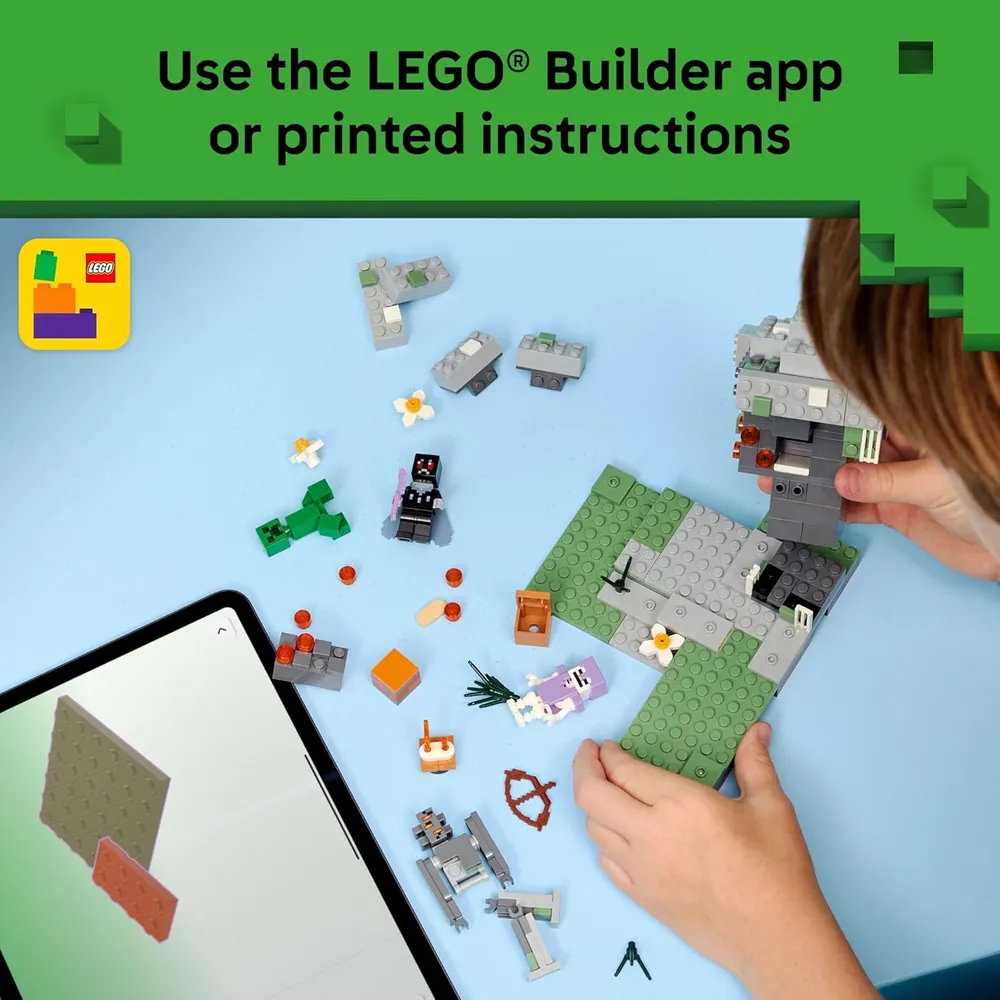 LEGO MINECRAFT EL JARDÍN PÁLIDO SET DE CONSTRUCCIÓN Y SIMULACIÓN CON FIGURAS