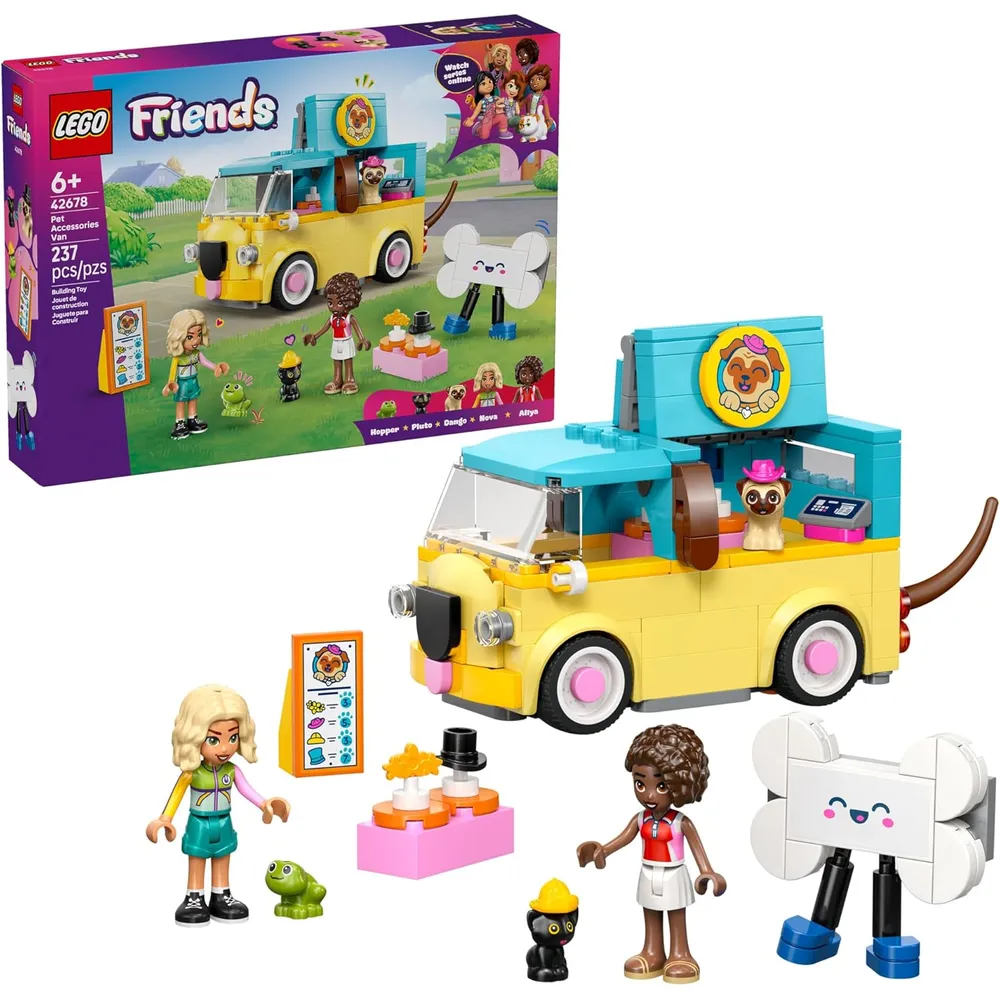 LEGO FRIENDS FURGONETA CON ACCESORIOS PARA MASCOTAS 42678