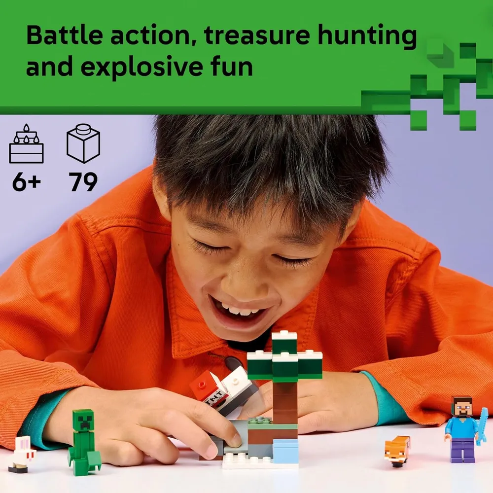 LEGO MINECRAFT AVENTURA EN LA TAIGA DE STEVE 21583