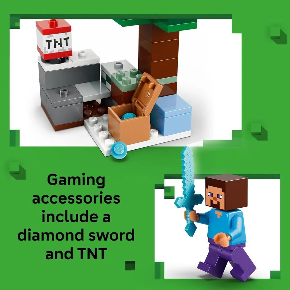 LEGO MINECRAFT AVENTURA EN LA TAIGA DE STEVE 21583