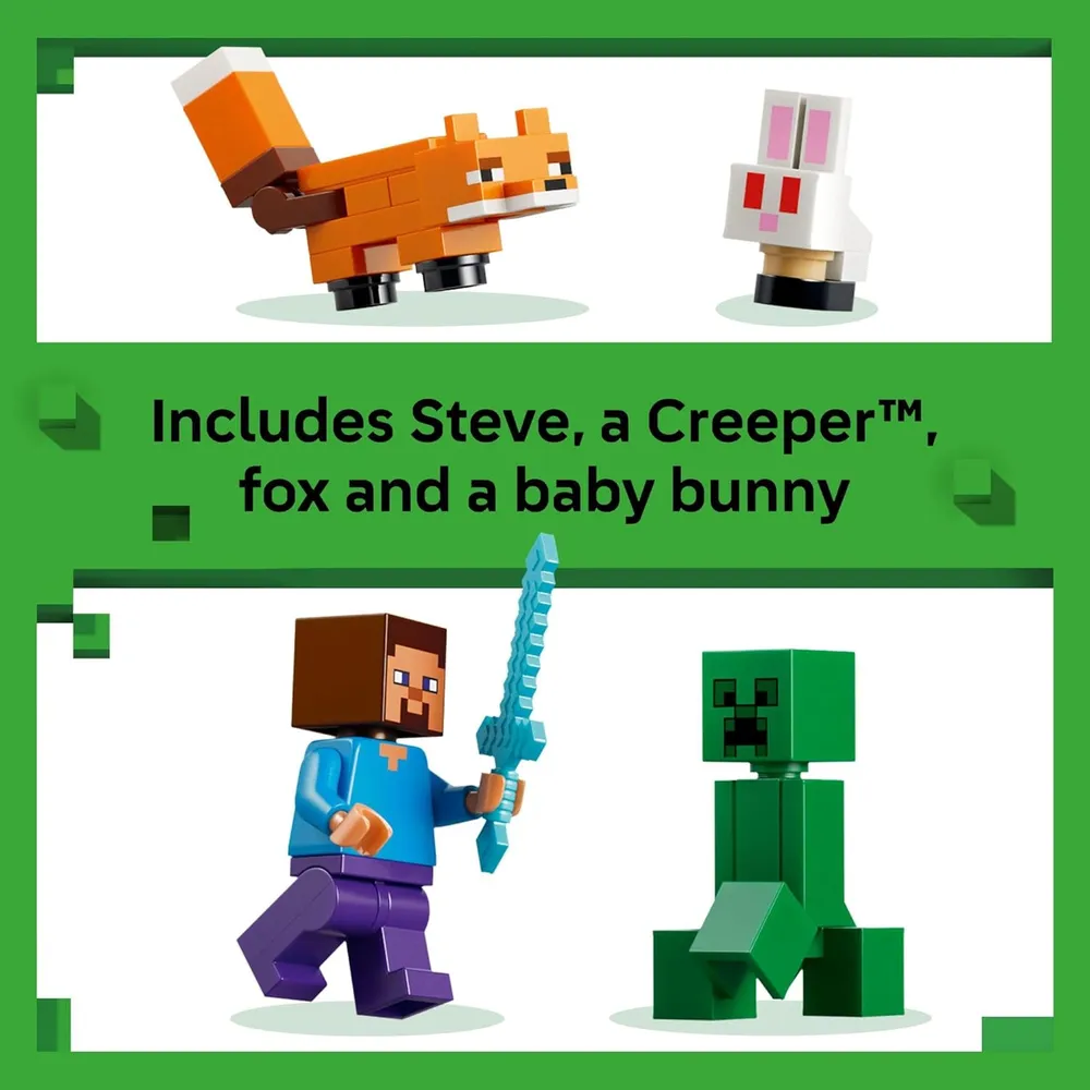 LEGO MINECRAFT AVENTURA EN LA TAIGA DE STEVE 21583