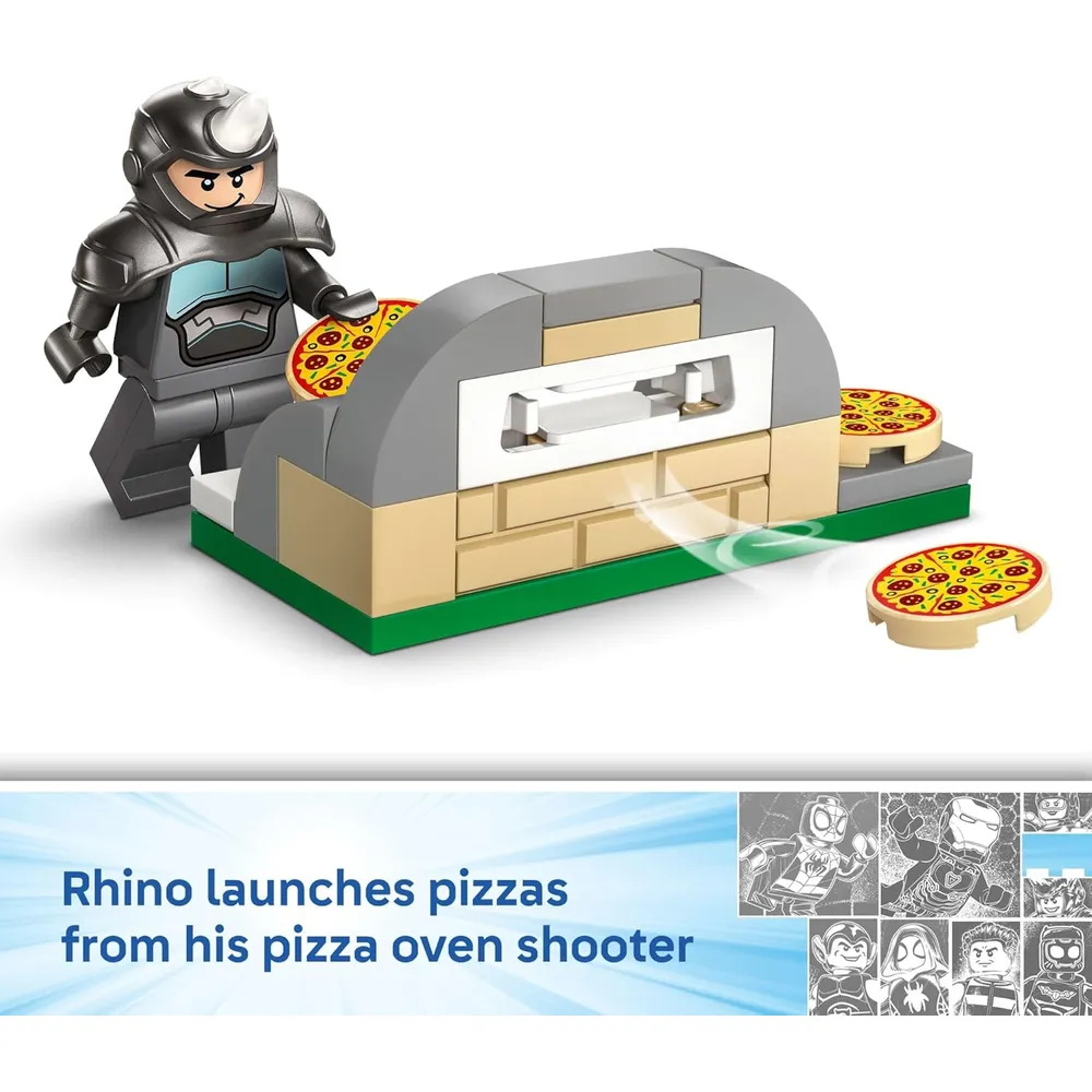 LEGO MARVEL SPIDEY Y SUS INCREÍBLES AMIGOS SPIDEY VS RHINO 11206