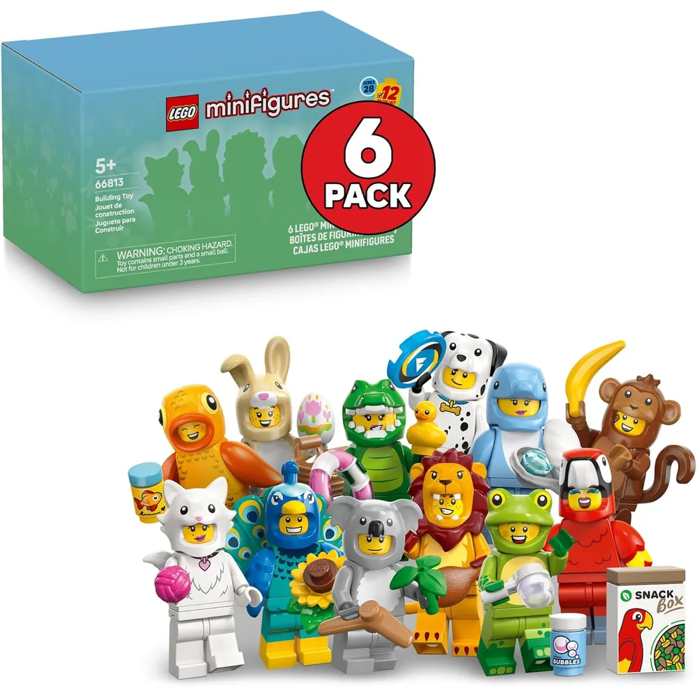 LEGO MINIFIGURAS ANIMALES SERIE 28 PACK 6 - 66813