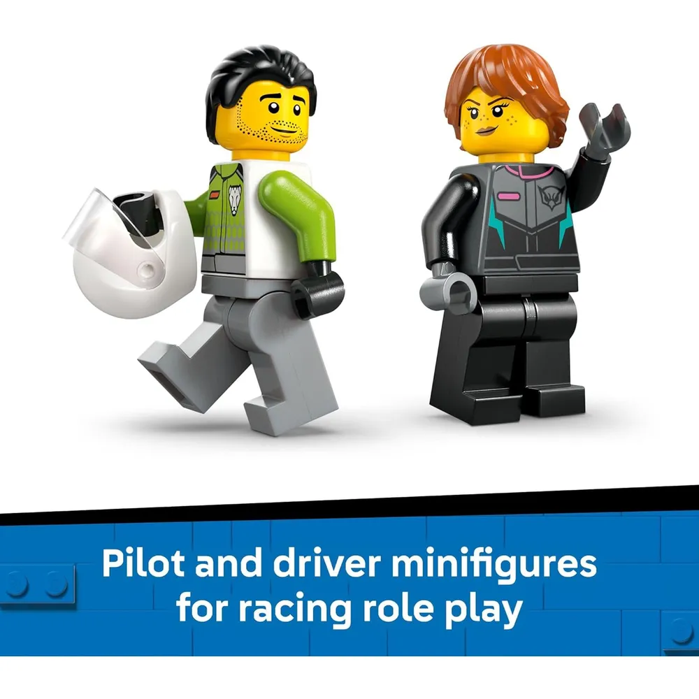 LEGO CITY JET VS AUTO 60489