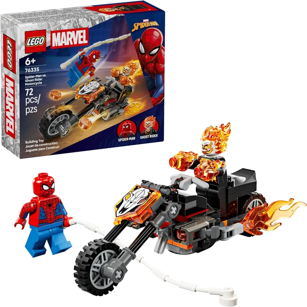 LEGO MARVEL SPIDER-MAN VS GHOST RIDER MOTO 76335