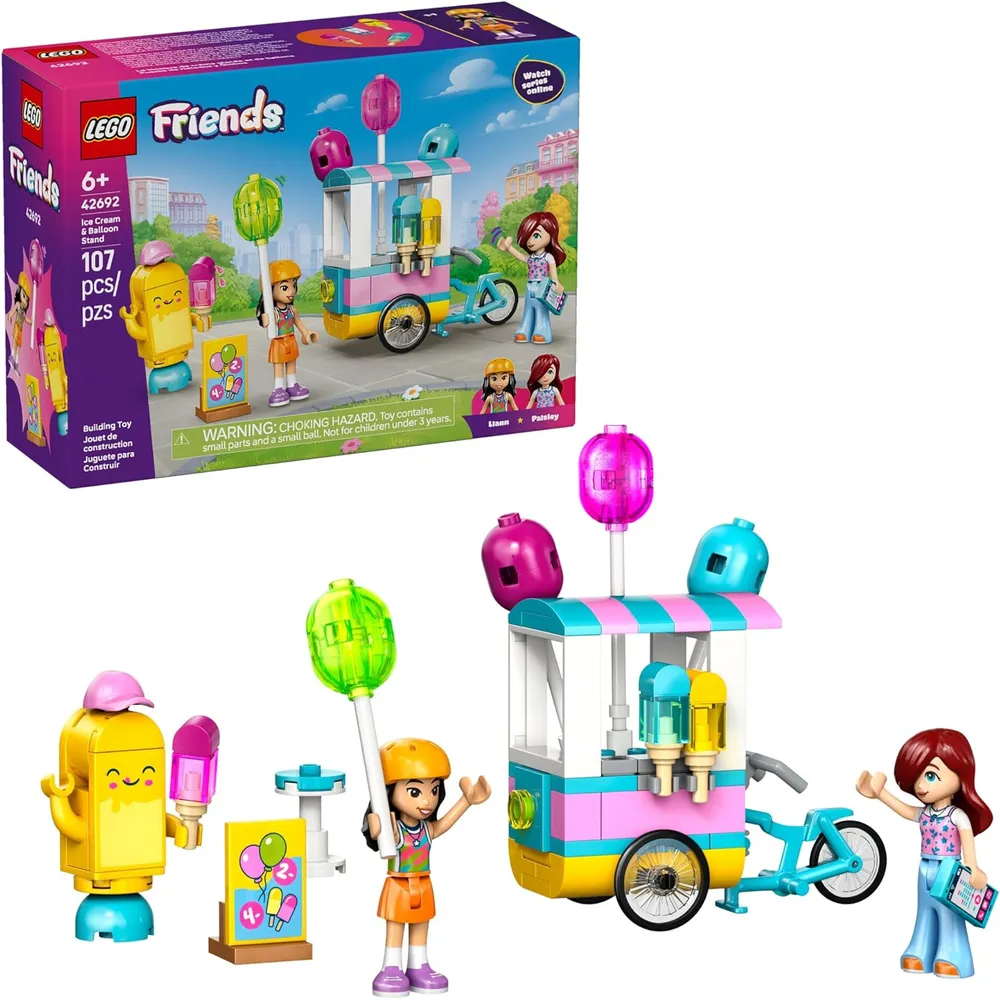 LEGO FRIENDS PUESTO DE HELADOS Y GLOBOS 42692