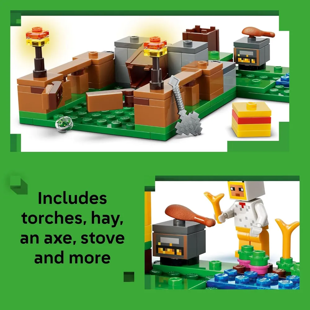 LEGO MINECRAFT GRANJA DE POLLOS 21585