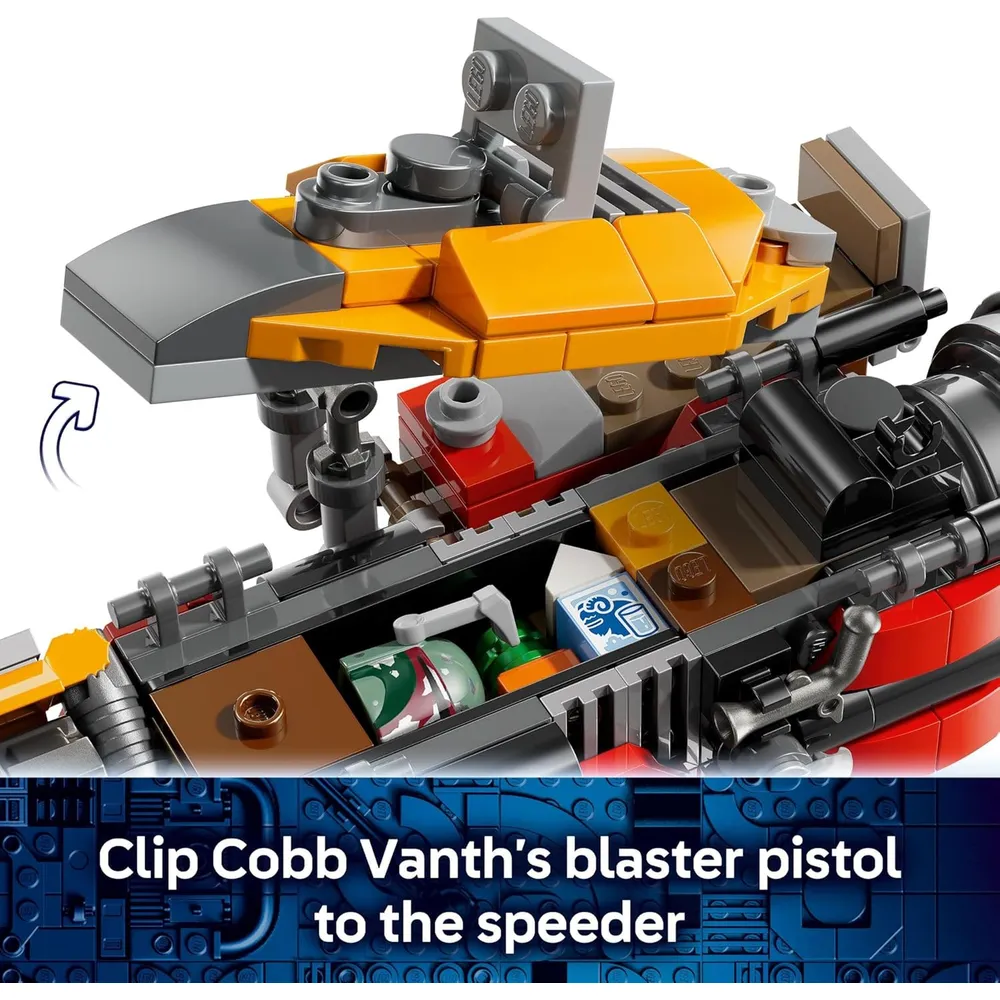 LEGO STAR WARS SPEEDER DE COBB VANTH SET DE CONSTRUCCIÓN DE VEHÍCULO ESPACIAL