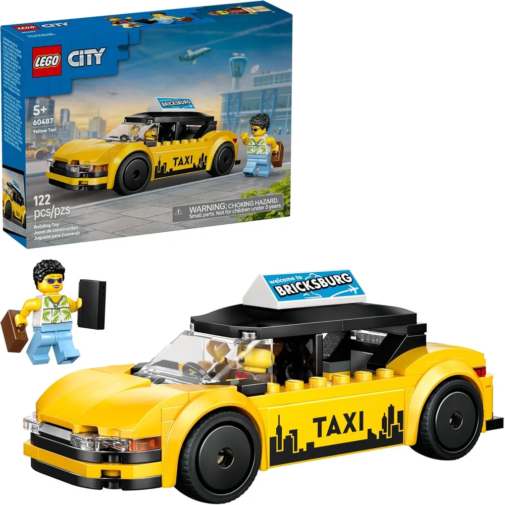 LEGO CITY TAXI AMARILLO 60487
