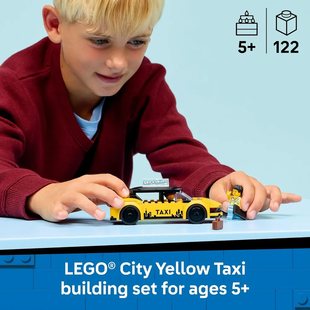 LEGO CITY TAXI AMARILLO 60487