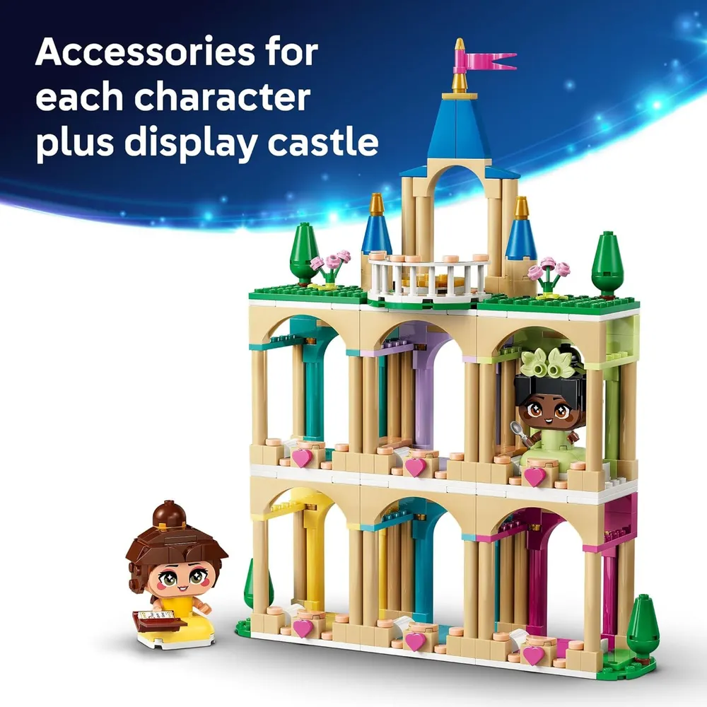 LEGO DISNEY PRINCESS MINI BELLA Y TIANA CON CASTILLO 43291