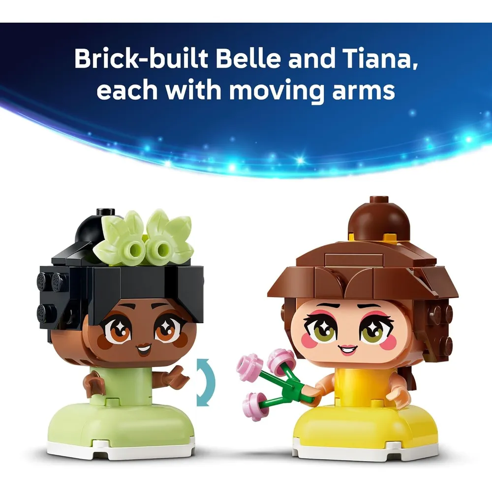 LEGO DISNEY PRINCESS MINI BELLA Y TIANA CON CASTILLO 43291