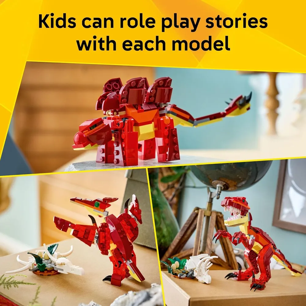 LEGO CREATOR DINOSAURIO FEROZ 3 EN 1 - 31379