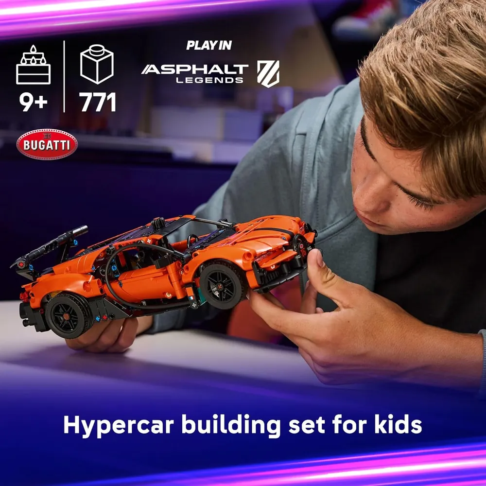 LEGO TECHNIC BUGATTI CHIRON PUR SPORT SET DE COCHE DEPORTIVO DE CONSTRUCCIÓN