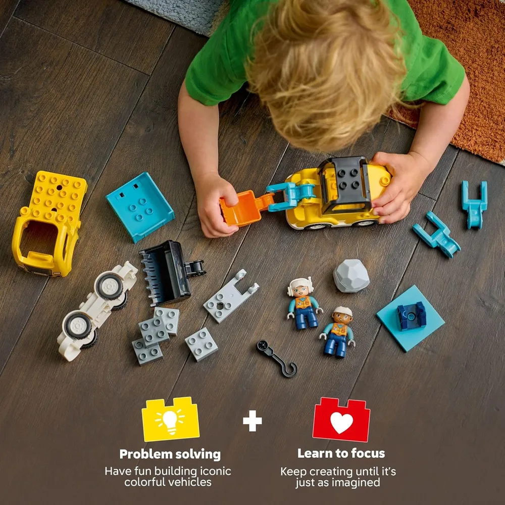 LEGO DUPLO TOWN VEHÍCULOS DE CONSTRUCCIÓN 3 EN 1 - 10475