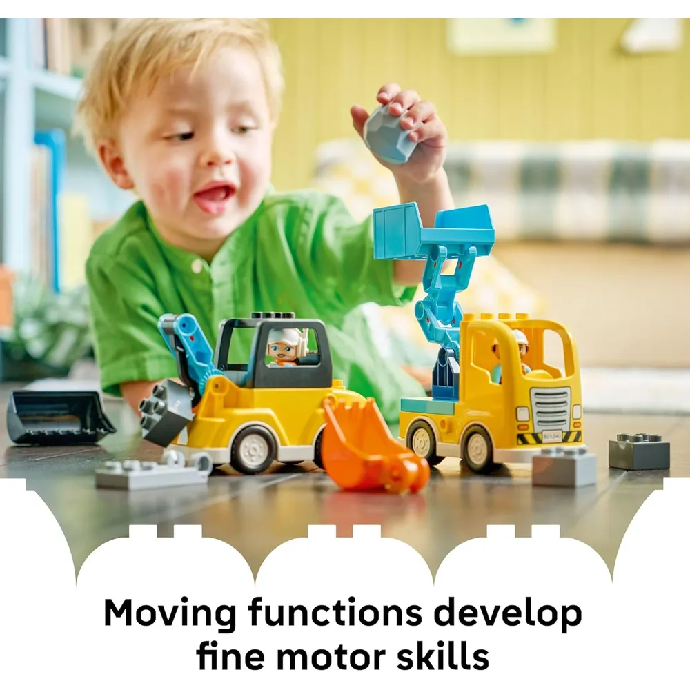 LEGO DUPLO TOWN VEHÍCULOS DE CONSTRUCCIÓN 3 EN 1 - 10475