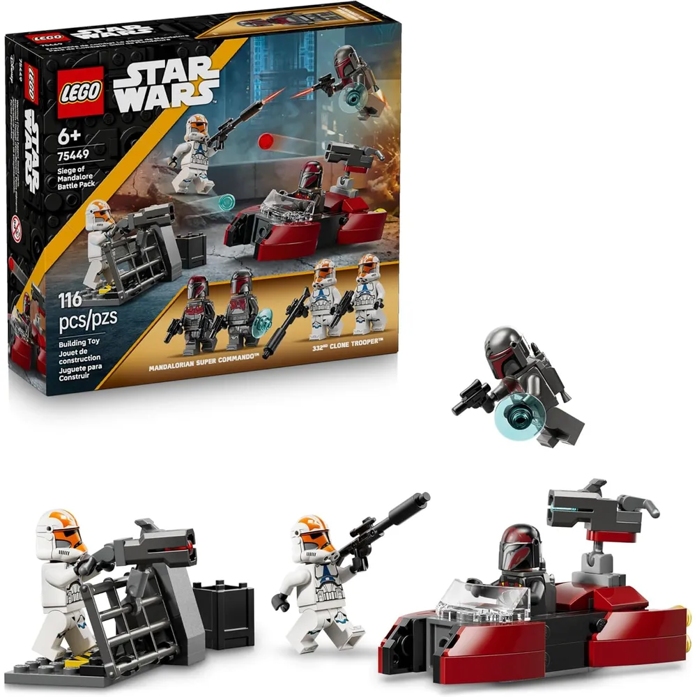LEGO STAR WARS ASEDIO DE MANDALORE PACK DE BATALLA 75449
