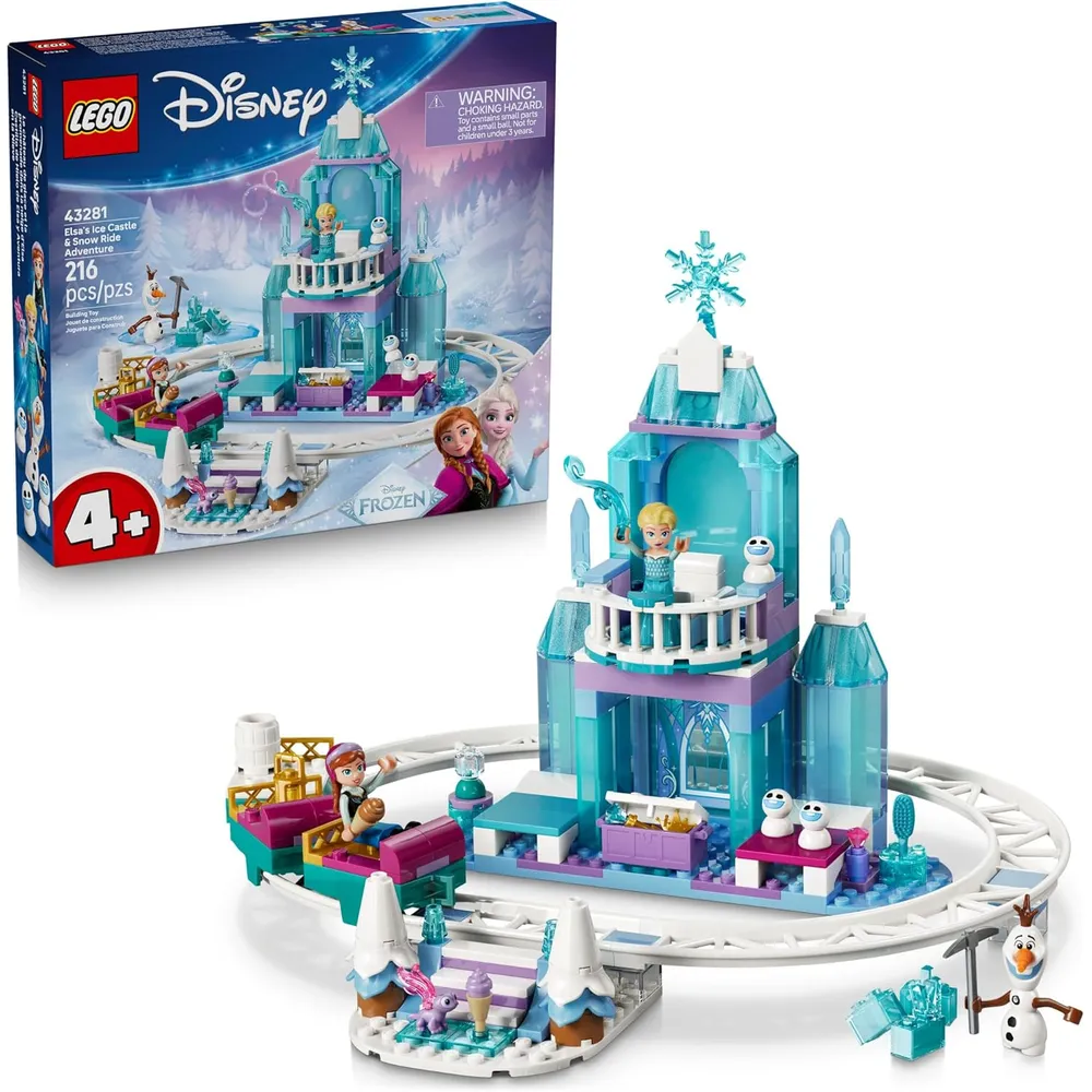LEGO DISNEY FROZEN CASTILLO DE HIELO Y PASEO EN LA NIEVE DE ELSA 43281