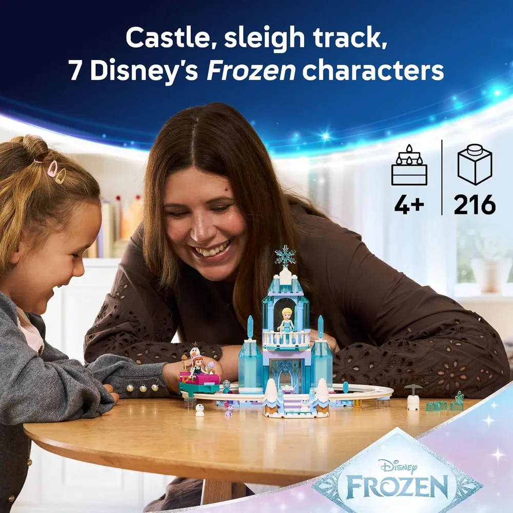 LEGO DISNEY FROZEN CASTILLO DE HIELO Y PASEO EN LA NIEVE DE ELSA 43281