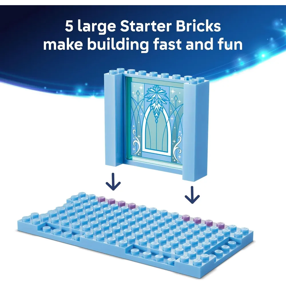 LEGO DISNEY FROZEN CASTILLO DE HIELO Y PASEO EN LA NIEVE DE ELSA 43281