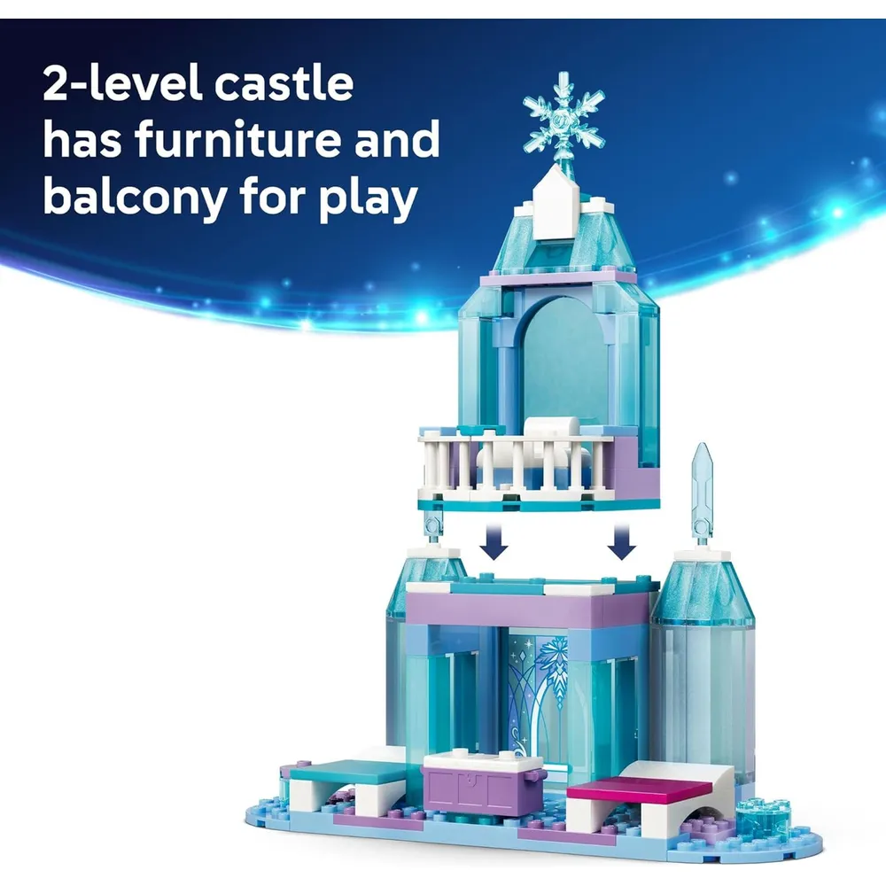 LEGO DISNEY FROZEN CASTILLO DE HIELO Y PASEO EN LA NIEVE DE ELSA 43281