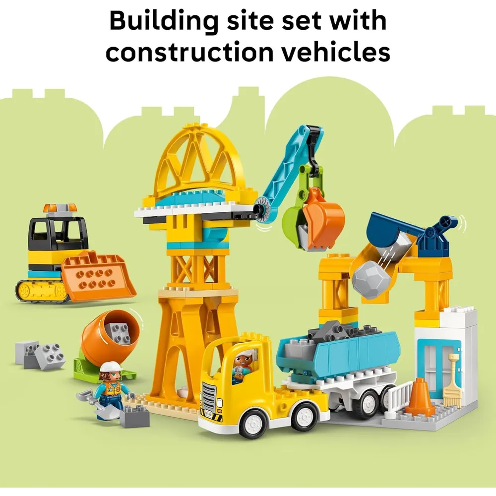 LEGO DUPLO TOWN CONSTRUCCIÓN 3 EN 1 CON VEHÍCULOS 10476