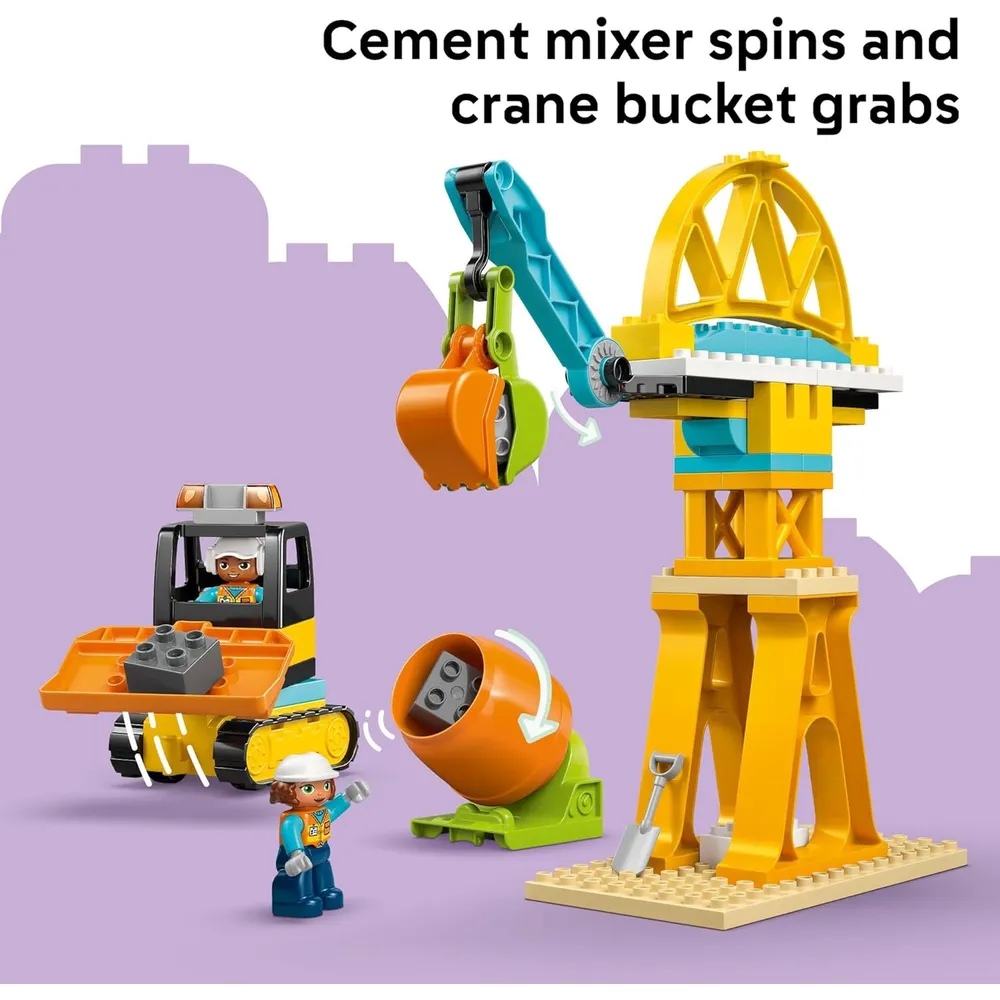 LEGO DUPLO TOWN CONSTRUCCIÓN 3 EN 1 CON VEHÍCULOS 10476