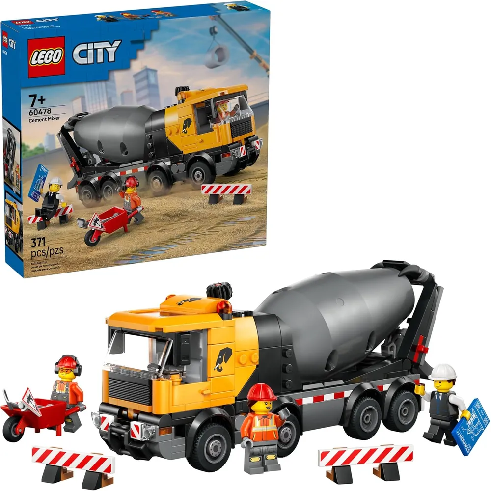 LEGO CITY CAMIÓN HORMIGONERA 60478
