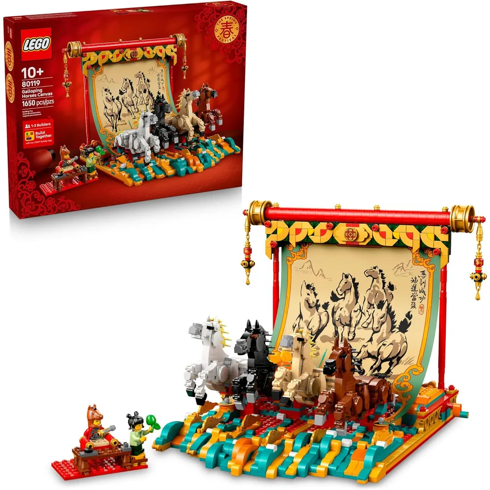 Lego Festival de Primavera, Caballo al galope, decoración para Año Nuevo