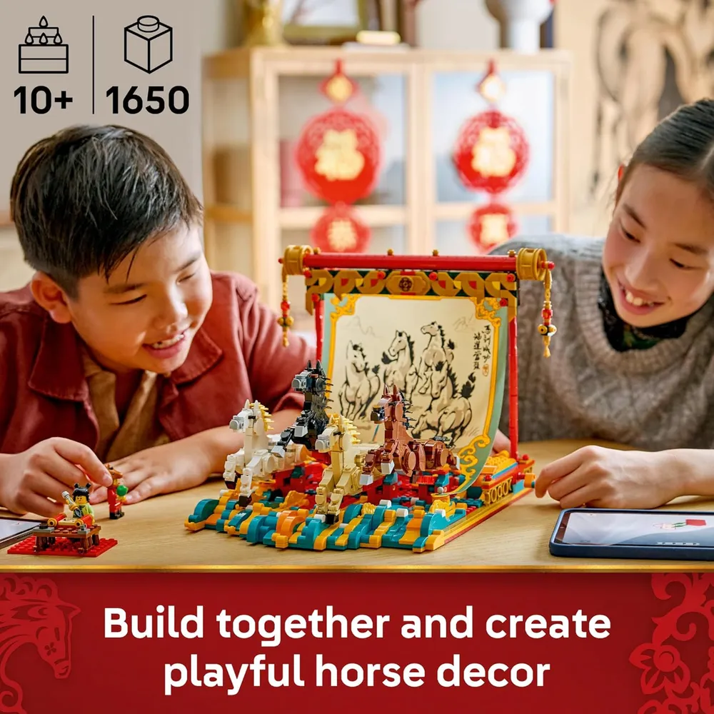 Lego Festival de Primavera, Caballo al galope, decoración para Año Nuevo