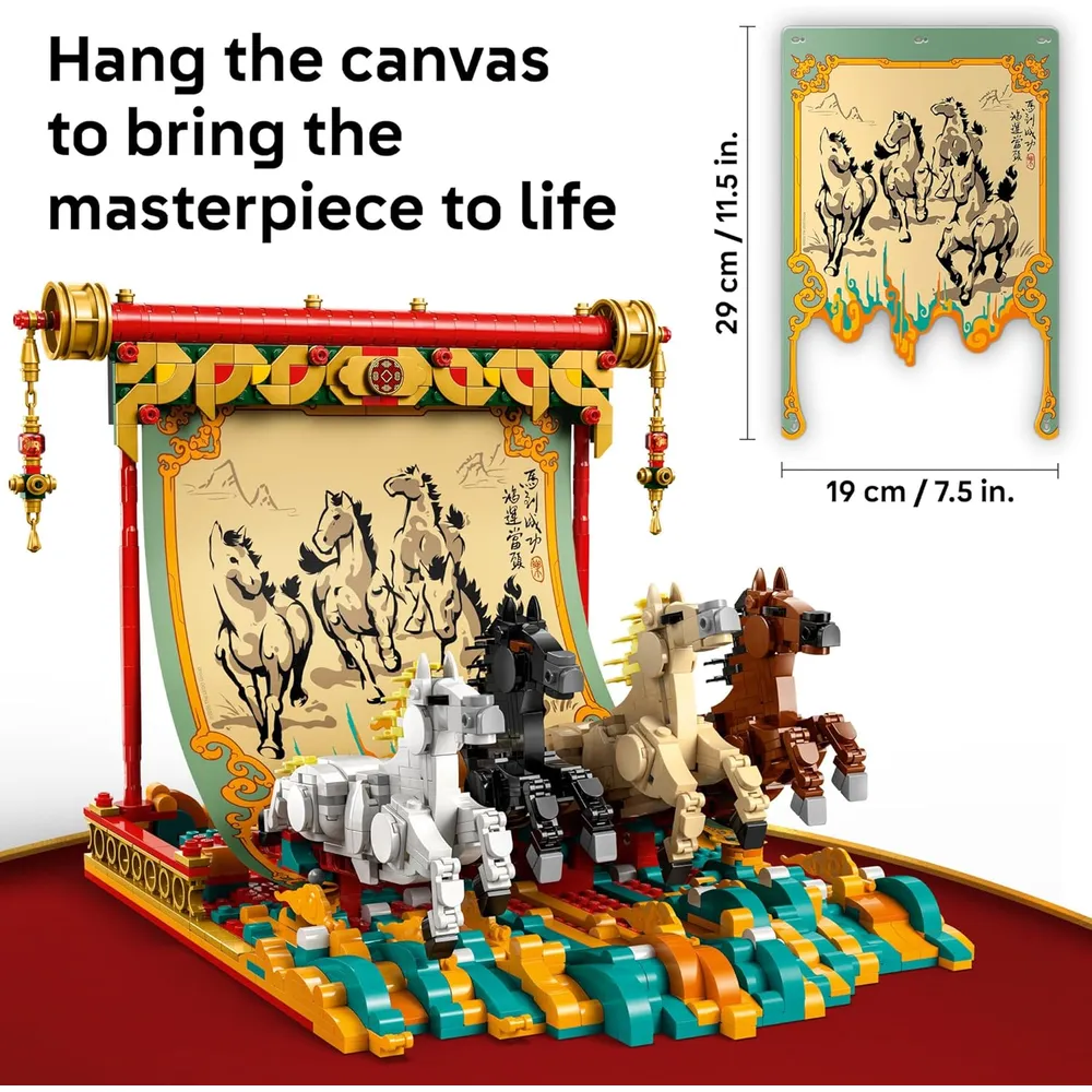 Lego Festival de Primavera, Caballo al galope, decoración para Año Nuevo