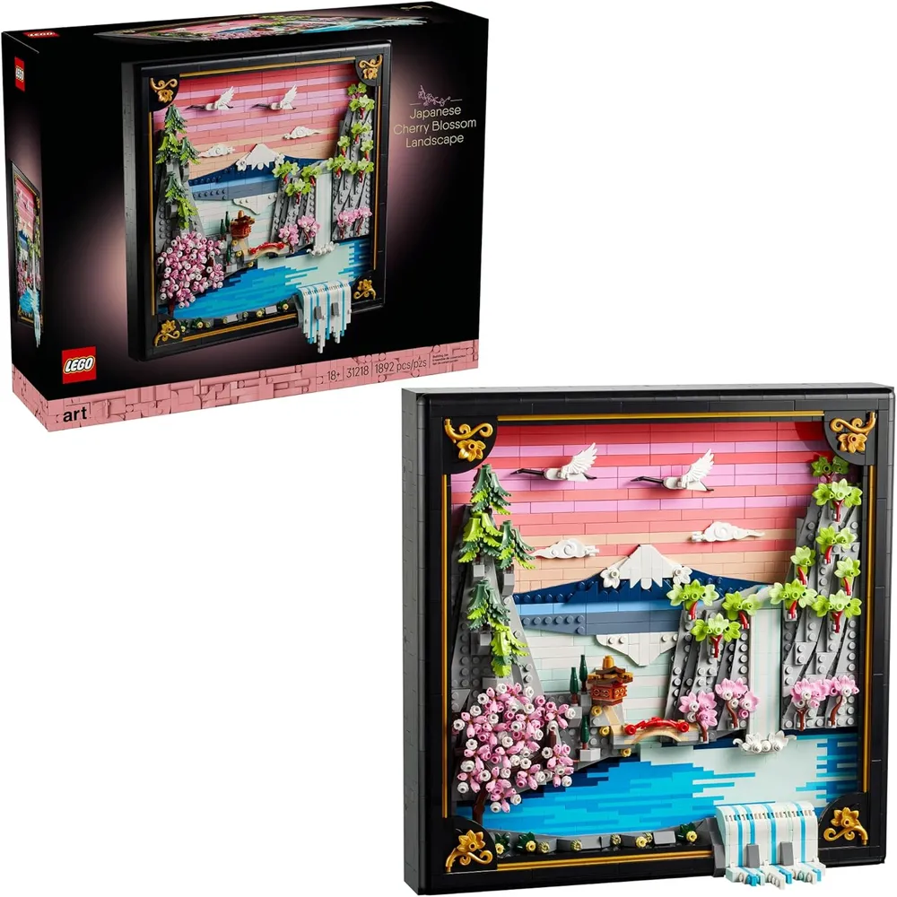 LEGO ART PAISAJE DE CEREZOS JAPONESES 31218