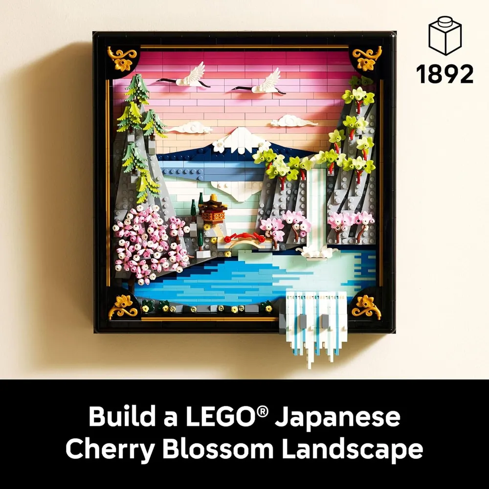 LEGO ART PAISAJE DE CEREZOS JAPONESES 31218