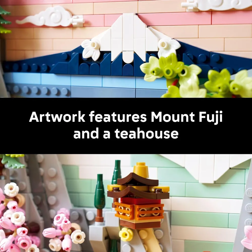 LEGO ART PAISAJE DE CEREZOS JAPONESES 31218
