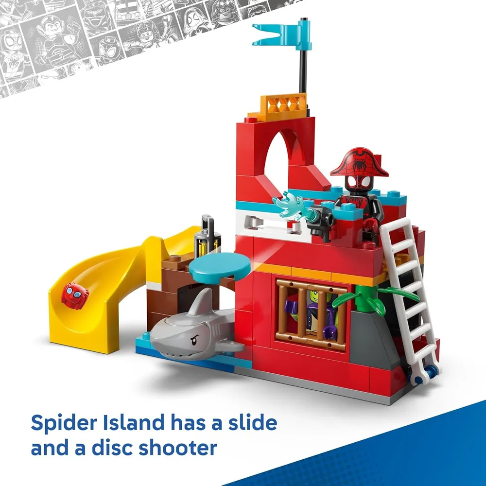 LEGO MARVEL SPIDEY Y SUS INCREÍBLES AMIGOS BARCO PIRATA 11208