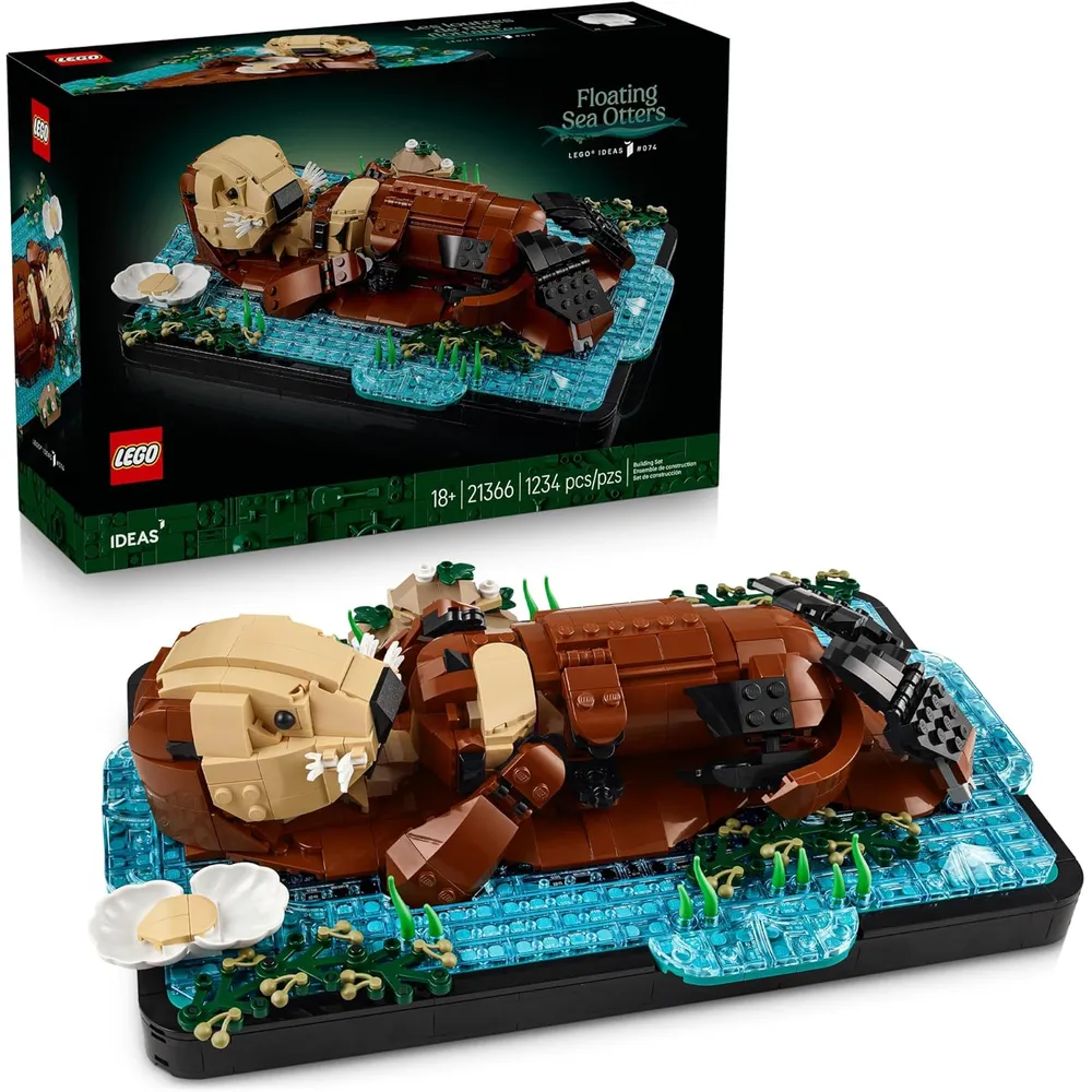 LEGO IDEAS NUTRIAS MARINAS FLOTANTES 21366