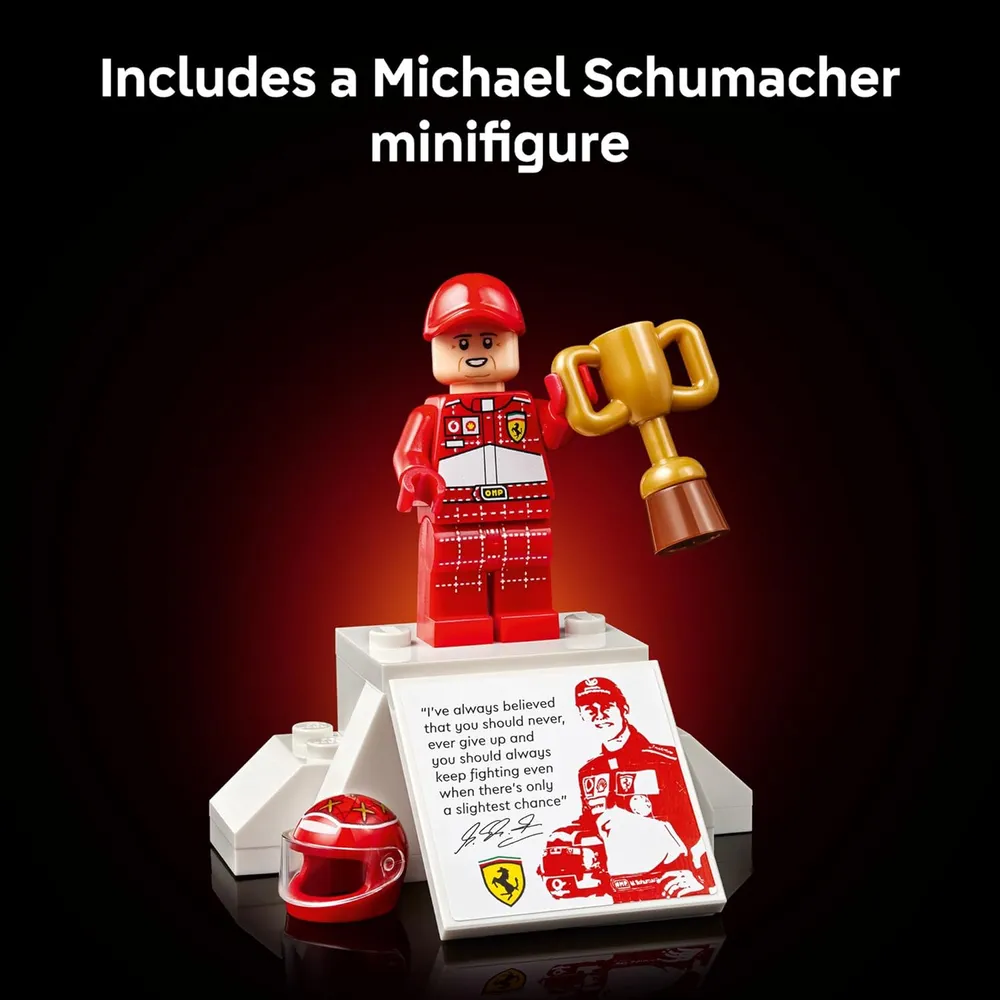 LEGO ICONS FERRARI F2004 Y MICHAEL SCHUMACHER 11375