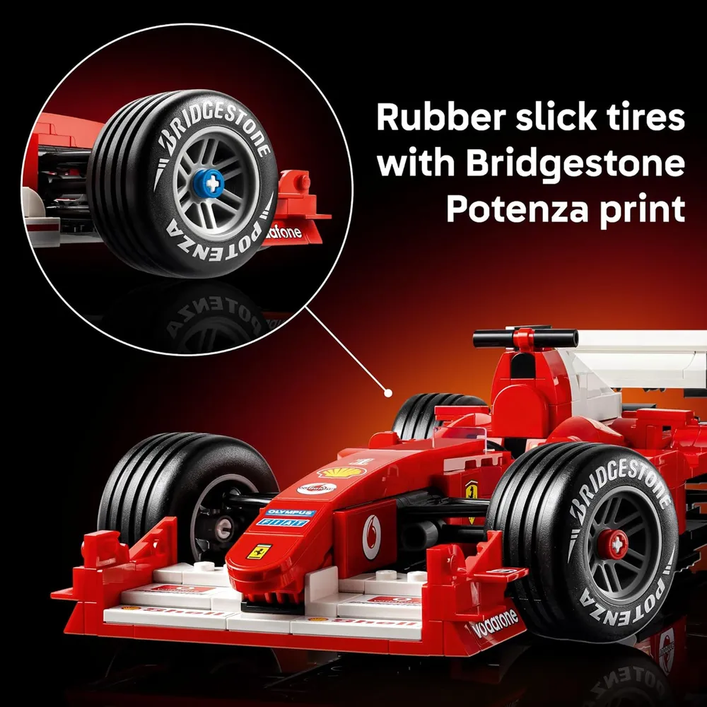 LEGO ICONS FERRARI F2004 Y MICHAEL SCHUMACHER 11375