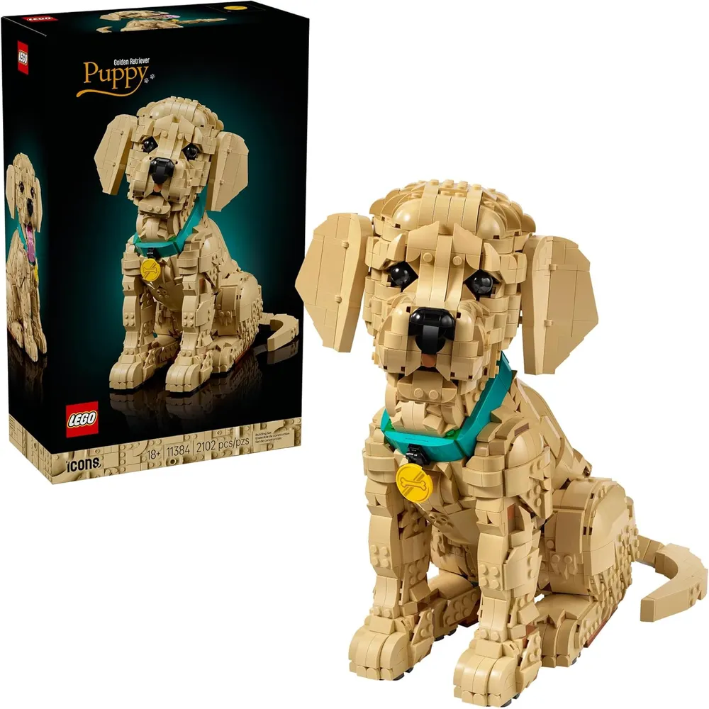 LEGO ICONS GOLDEN RETRIEVER PUPPY 172 PIEZAS
