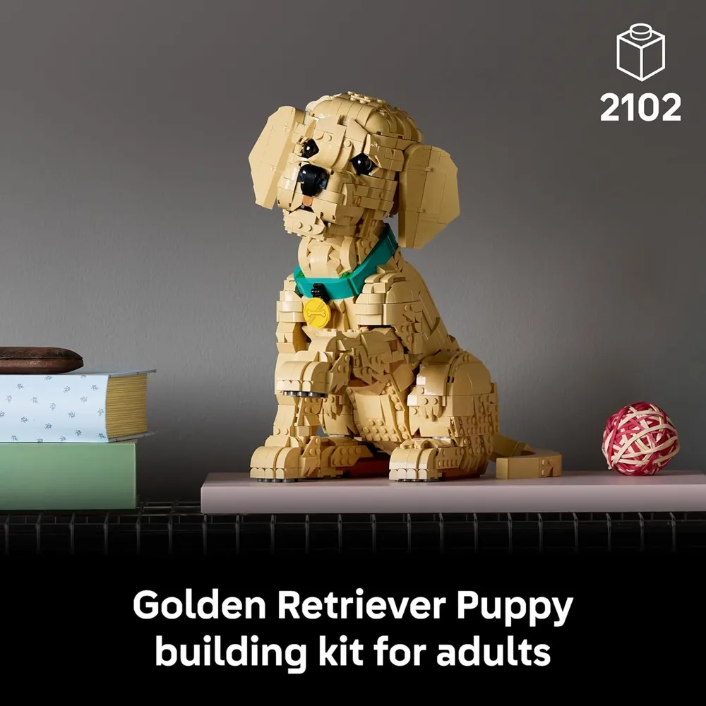 LEGO ICONS GOLDEN RETRIEVER PUPPY 172 PIEZAS